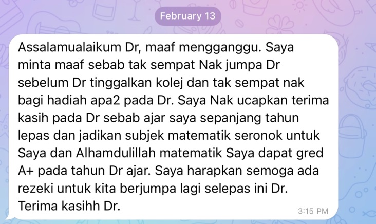 testimonial
