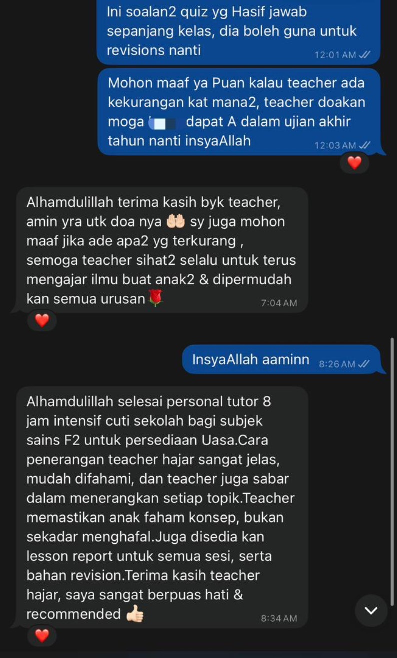 testimonial